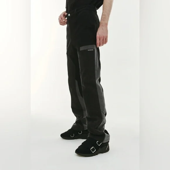 NWT NAHMIAS Colorblock Carpenter denim Jeans - Picture 5 of 15